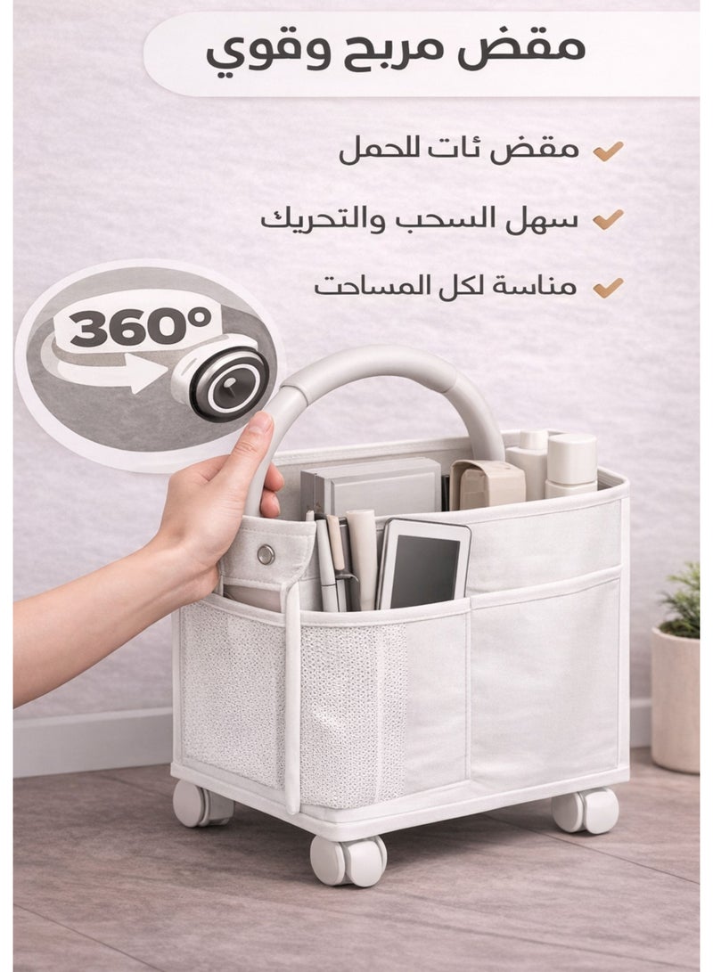 تسوماب عربة تخزين متحركة قابلة للطي من TSUMAB – صندوق تنظيم بسعة كبيرة للمنزل والمكتب - Image 4